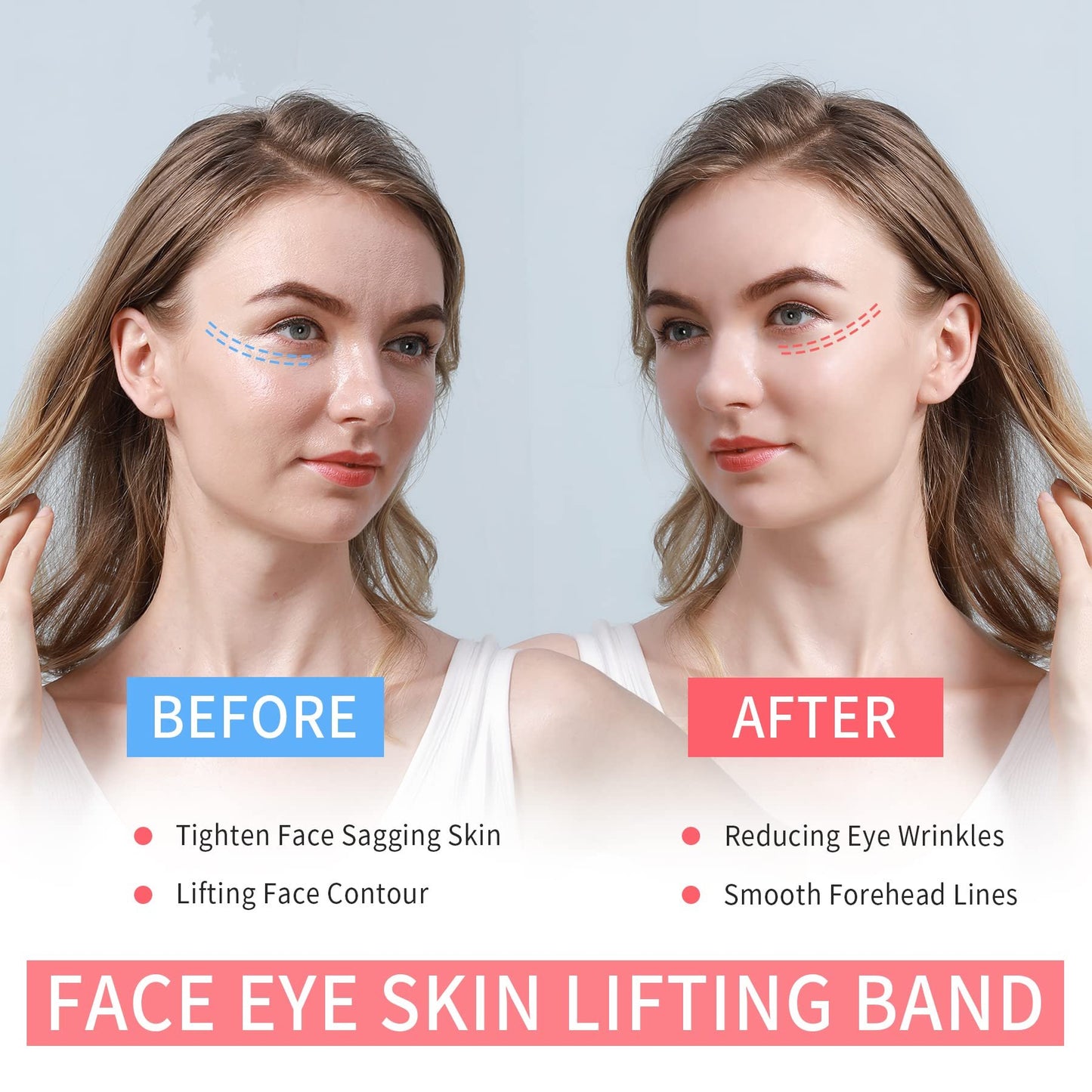 BUY 2 GET 2🔥(4pcs)👍FREE SHIPPING-Reusable Facelift Bands with Clips