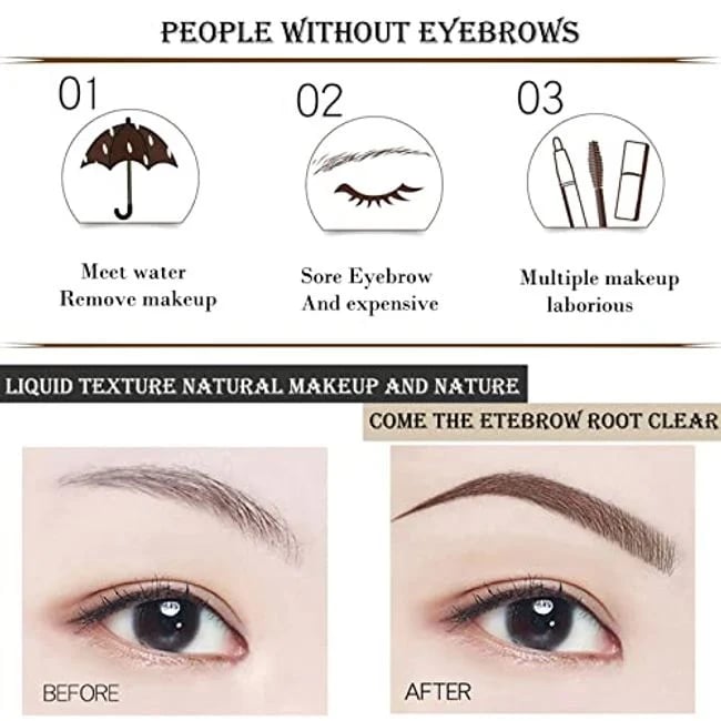 2023 New Waterproof Brow Pencil with Micro-Fork Tip