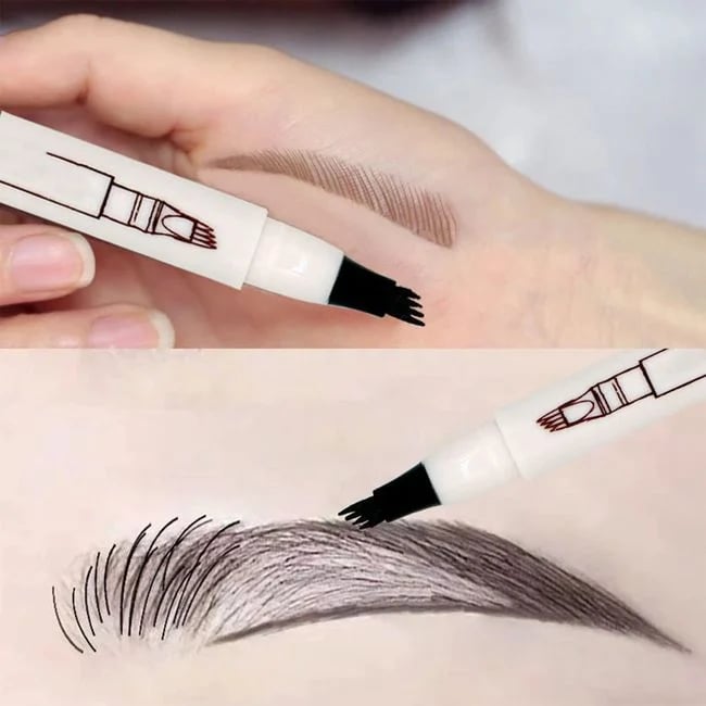 2023 New Waterproof Brow Pencil with Micro-Fork Tip