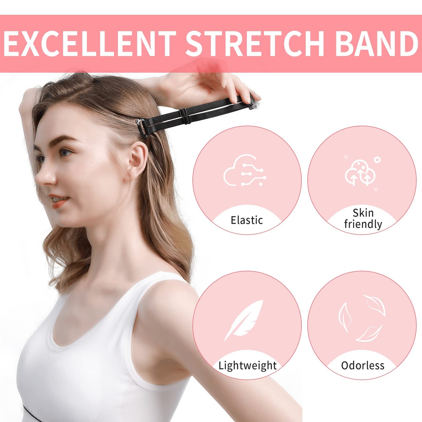BUY 2 GET 2🔥(4pcs)👍FREE SHIPPING-Reusable Facelift Bands with Clips