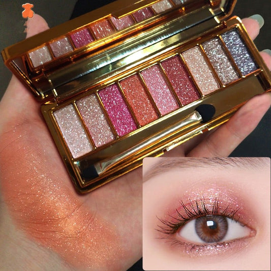 (2024 New Arrival- 40% OFF)Sparkle Shimmer Eyeshadow Palette